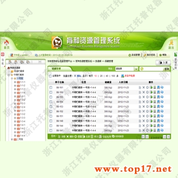 種質(zhì)資源庫管理系統(tǒng) TPZY-CV2.0